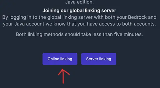 Online Linkingボタン